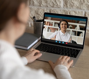 Image showing online mentoring